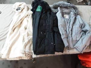 Three womens jackets size small medium