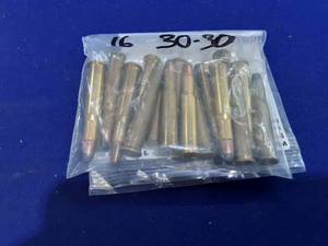 16 rounds 30.30 ammo