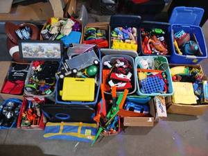 Huge Lot of Kids Toys, RC Cars, Legos, Knex, Dinosaurs & More.