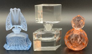 lot 110 image: Trio of Vintage Perfume Dauber Bottles