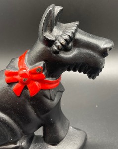 lot 139 image: Cast Iron Scotty Dog Door Stop by Crowning Touch Collections