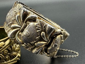 lot 32 image: Two Vintage Cuff Bracelets