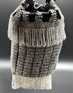 lot 35 image: Vintage Beaded Drawstring Handbag