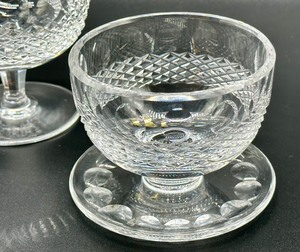 lot 36 image: Waterford Crystal Desert Dish and Brandy Snifter