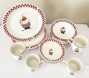 lot 56 image: Alco Industries 16 Piece Italian Chef Dinnerware Set