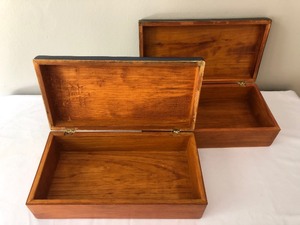 lot 156 image: Two Wooden Decorative Boxes