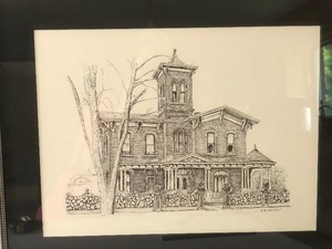 lot 161 image: Vintage Framed Etching by Ron Hunt