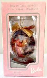 lot 64 image: Three New Barbie Decorative Christmas Ornaments