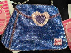 lot 227 image: Pair of Beaded Barbie Mini Purses