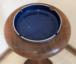lot 241 image: Vintage Wood Standing Ashtray