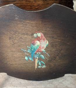 lot 271 image: Vintage Wood Magazine Rack