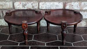 lot 275 image: Pair of Ethan Allen Wood Stands