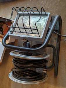 lot 288 image: Work LightExtension Cord and Hand Tools