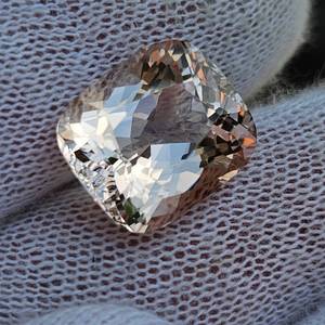Rare 14.82 Carat Peach Morganite Gemstone $4445 Retail VIDEO