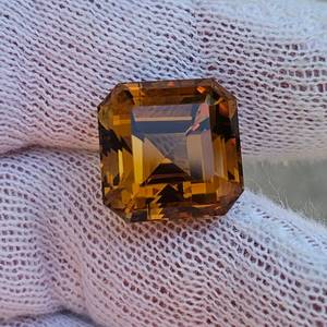 Massive 24.87 Carat Deep Bourbon Citrine Gemstone VIDEO