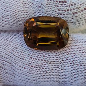12.63 Carat Deep Bourbon Madeira Citrine Gemstone VIDEO