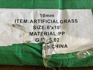 lot 60 image: Goasis Lawn 6 x 10 ft. IndoorOutdoor Artificial Grass Turf Lawn