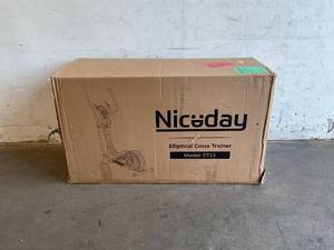 lot 12 image: Niceday Elliptical Machine with Hyper-Quiet Magnetic Driving System and 16 Resistance Levels.