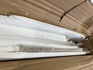 lot 80 image: Armocity White Wooden Corner Dog Crate