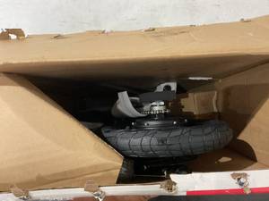 lot 47 image: Jetson Axle 12 inch Black Foldable Step Over Electric Bike
