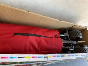 lot 93 image: Embark Deluxe Quad All-Terrain Collapsible Wagon