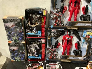 lot 100 image: LOT OF Action Figures including Marvel Black Panther, X-men, Thor, Star Wars, Indiana Jones, Teenage Mutant Ninja Turtles & Transformers
