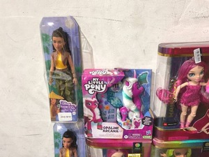 lot 101 image: LOT OF Dolls including Disney Princess, My Little Pony, Rainbow Junior High Dolls & Miraculous Queen Bee