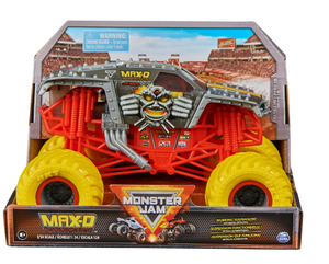 lot 107 image: LOT OF Monster Jam Trucks Including MAX-D, Megalodon, Grave Digger and El Toro Loco