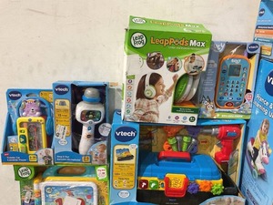 lot 113 image: LOT OF 12 Vtech and Leap Frog Preschool Toys