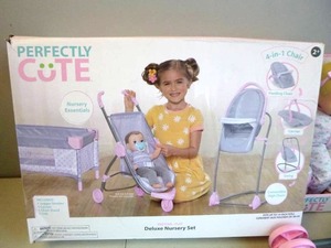 lot 328 image: LOT OF 4 Perfectly Cute Dolls and Accessories