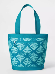 lot 339 image: LOT OF 2 Sun Squad 4.5 qt. Tote Coolers - Pink Floral and Teal Print