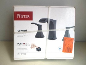 lot 346 image: Pfister Venturi 8 in. Widespread 2-Handle Bathroom Faucet in Matte Black