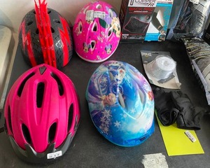 lot 140 image: LOT OF Assorted Health and Safety Equipment - Including Bike helmets, SaunaFX, Copper fit, and More