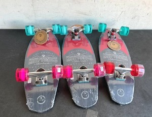lot 148 image: LOT OF 3 California Kryptonics 23 inch Mini Fat Crusiers