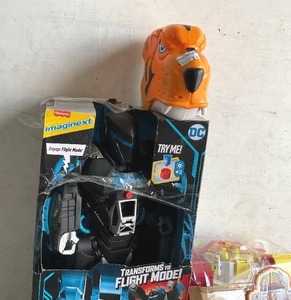 lot 156 image: LOT OF 3 Toys - Fisher-price imaginext, Titan Toys and Tiger