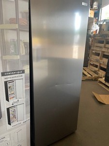 Vissani 7 cu. ft. Convertible Upright FreezerRefrigerator in Stainless Steel Garage Ready Alight dents and scratch review pictures customer return
