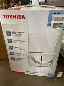 Toshiba 50-Pint 115-Volt ENERGY STAR MOST EFFICIENT Dehumidifier with Continuous Operation Function covers up to 4,500 sq. ft. Customer return