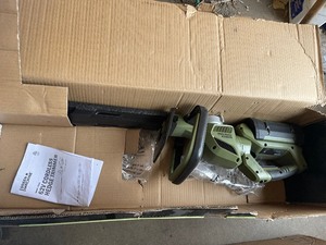 Green Machine 62V Brushless 25in. Cordless Battery Push start Hedge Trimmer Tool only