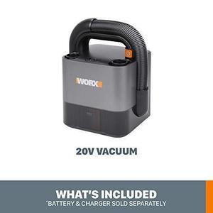 lot 81 image: WORX WX030L.9 20V Power Share Cordless Cube Vac Compact Vacuum, Bare Tool Only