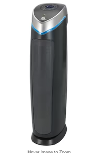 lot 42 image: GermGuardian 5-in-1 Air Purifier with True HEPA filter, UV Sanitizer for Medium Rooms up to 189 Sq Ft, Black Model # AC5250PT UPC Code # 895916000691