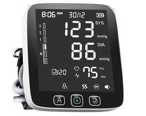 lot 60 image: 2 Pack Lazle Fully Automatic Upper Arm Blood Pressure Monitor JPD-HA101