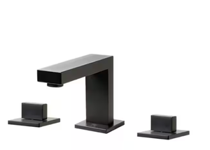 lot 63 image: ALFI  8 in. Widespread Double Handle Bathroom Faucet in Matte Black Model # AB1322-BM UPC Code # 850020184033