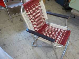 lot 68 image: Vintage Aluminum Chair...