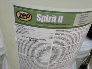 lot 77 image: 5 Gallon Pail ZEP Spirit II Ready t...