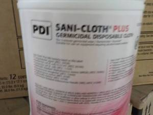 lot 96 image: case of 12 - 160 ct each PDI Sani-C...
