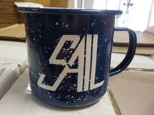 lot 97 image: Case of 31 Sail Enamel Cups...