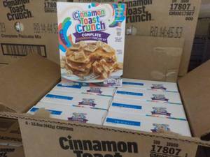 lot 159 image: 8 - 15.6 oz Boxes Cinnamon Toast Cr...