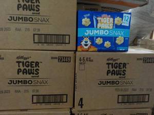 lot 181 image: 3 - 4 ct Boxes 12 packs each Kellog...