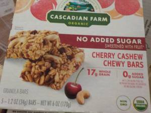 lot 190 image: Box of 6 ct Cascadian Farm Cherry C...