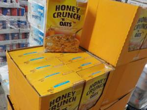 lot 207 image: 10 - 18 oz Boxes Millville Honey Cr...